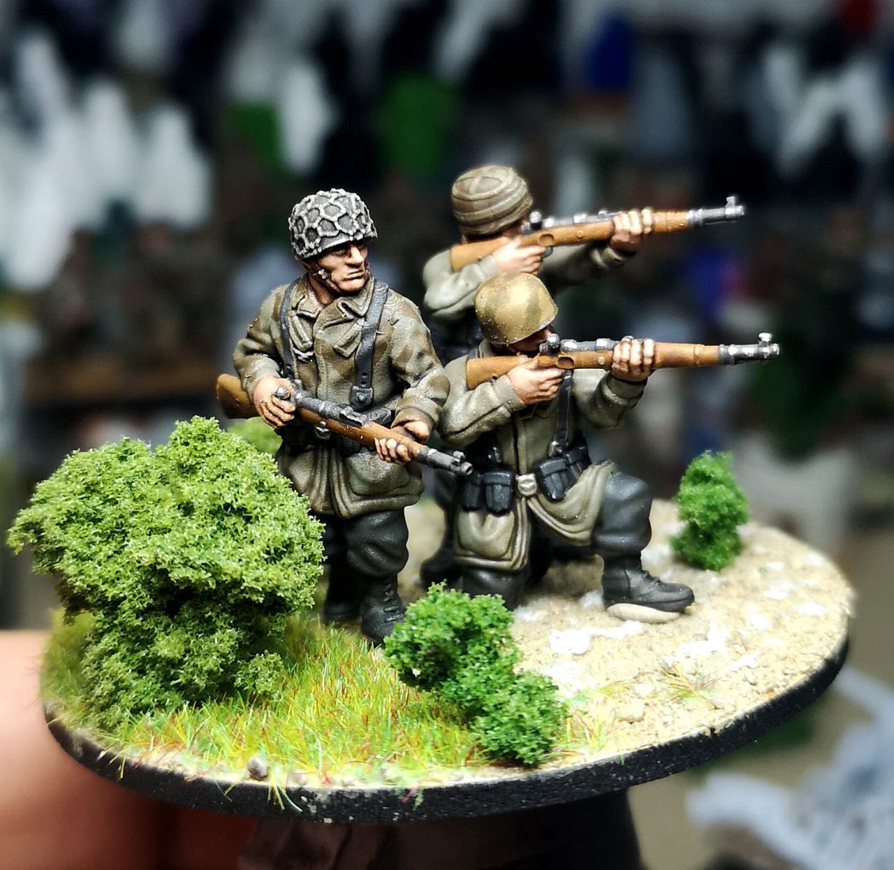 28mm WW2 German Fallschirmjager rifle team 2