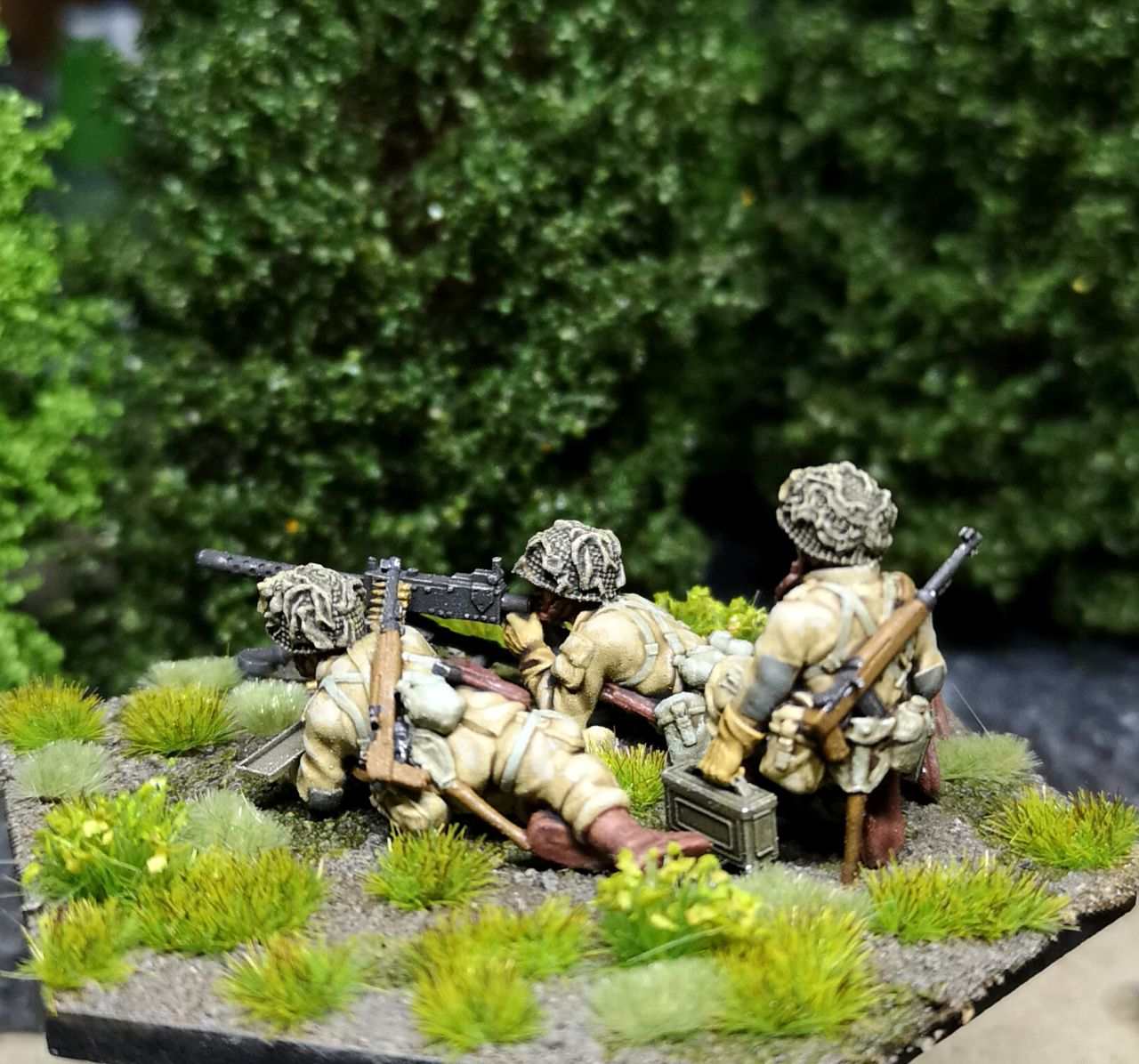 28mm WW2 US paratroopers MMG M1919