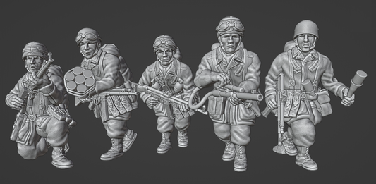 28mm WW2 German Fallschirmpionniere group 1