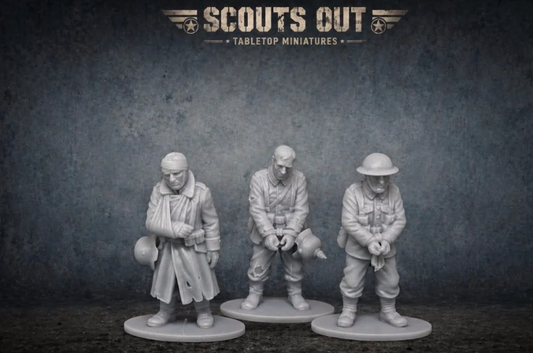 28mm WW1 Scouts Out Prisoners