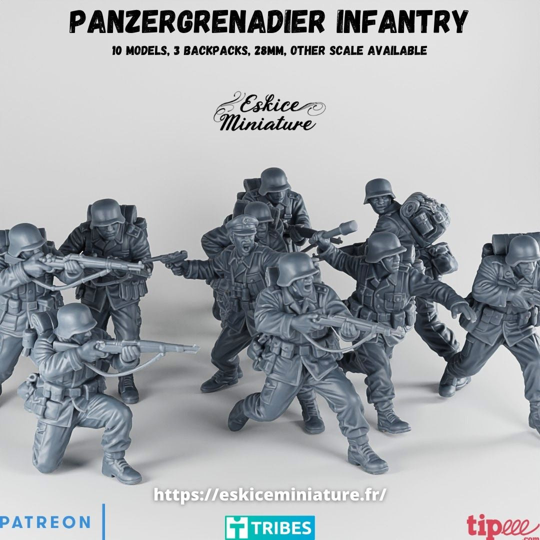 28mm PanzerGrenadier Infantry