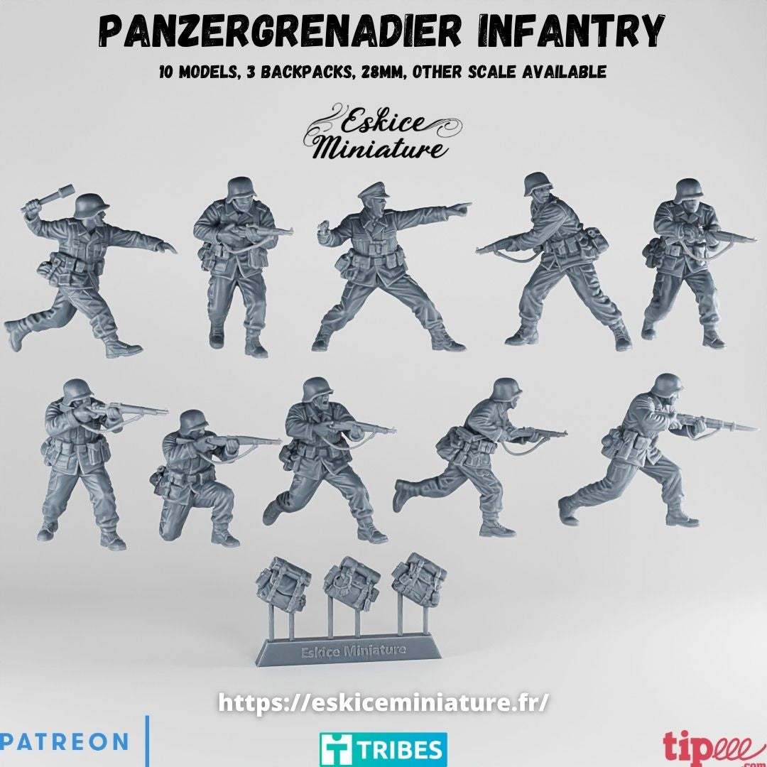 28mm PanzerGrenadier Infantry