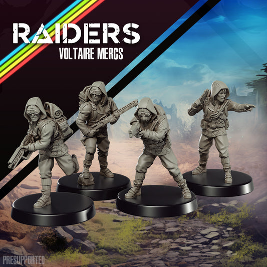 32mm Raiders Voltaire Mercs