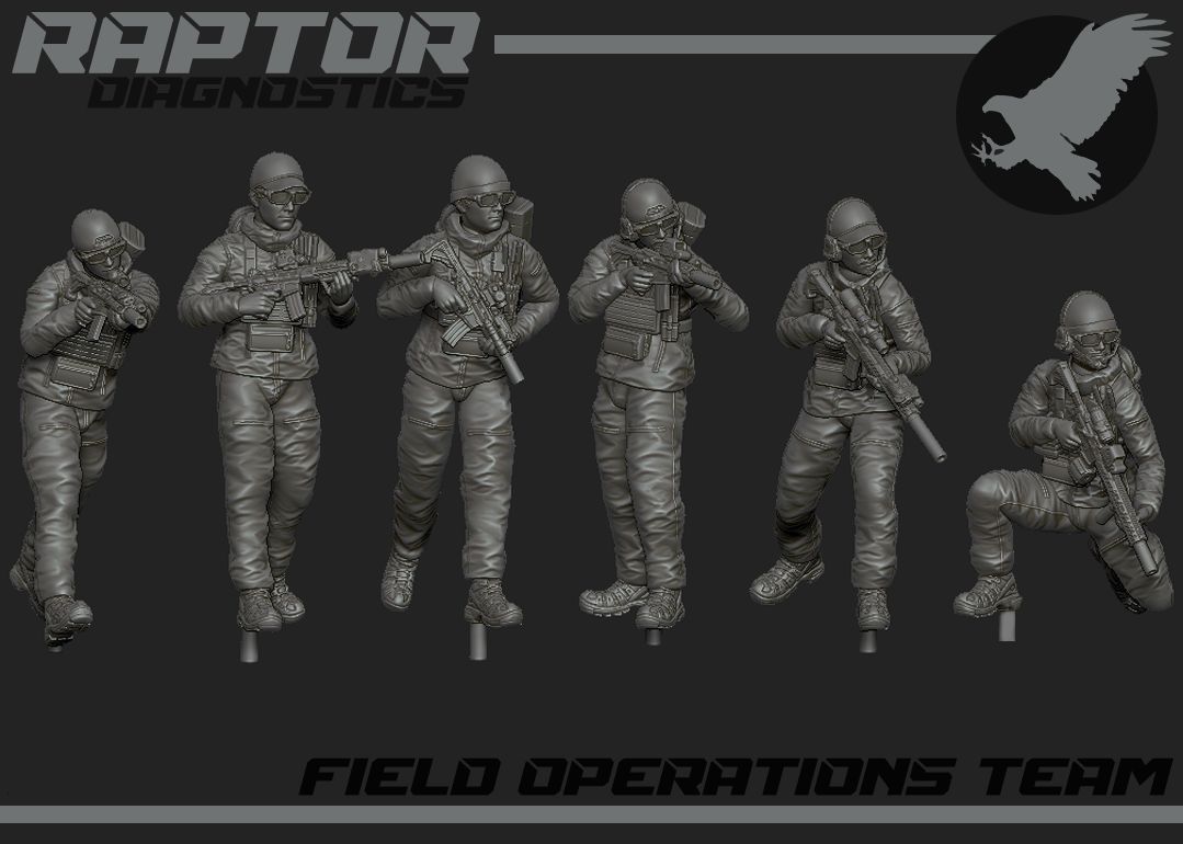 28mm Modern GUNSLINGER: Raptor Diagnostics 'Field Operations