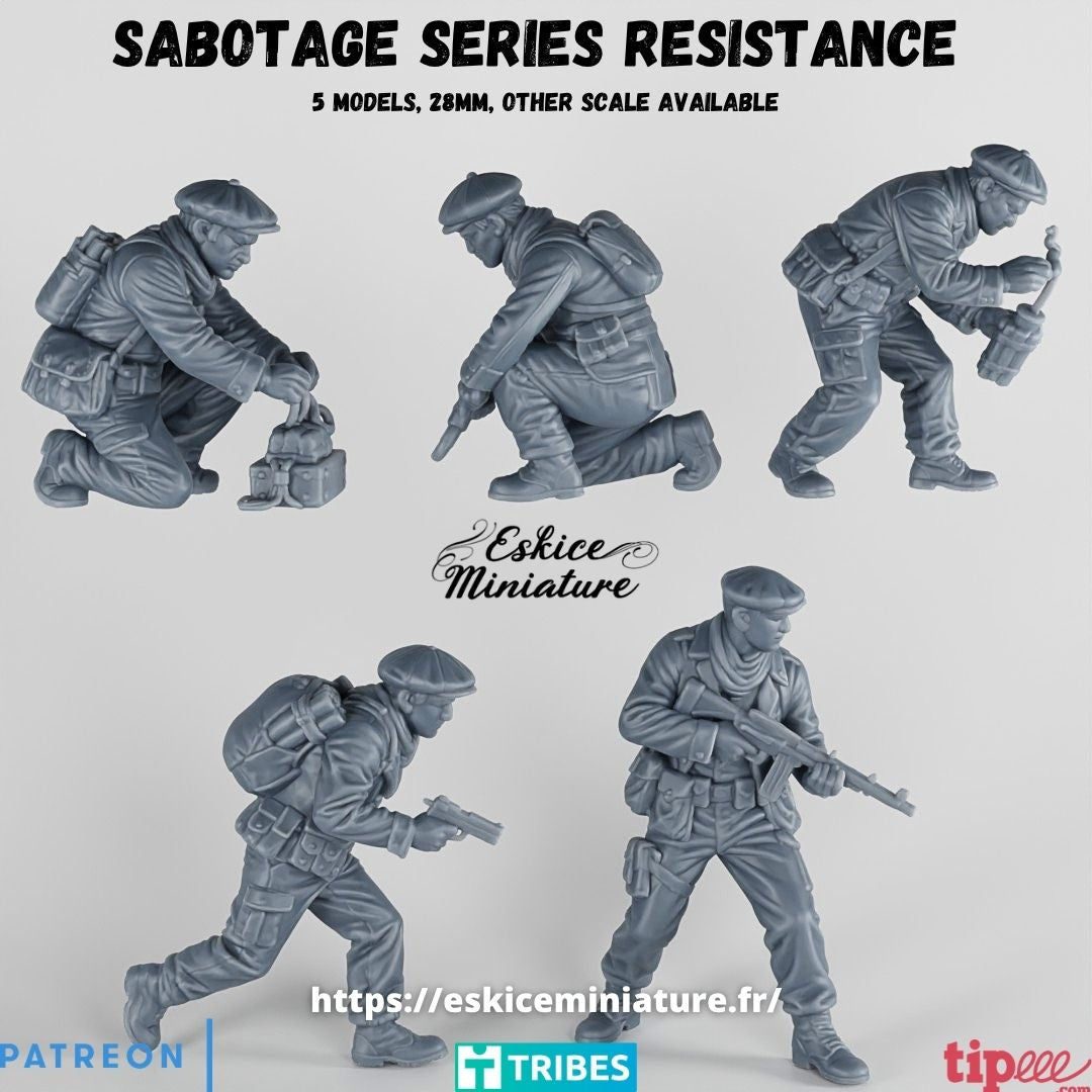 28mm WW2 Sabotage Resistance