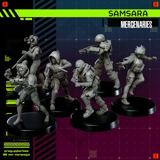 32mm Samsara Mercenaries