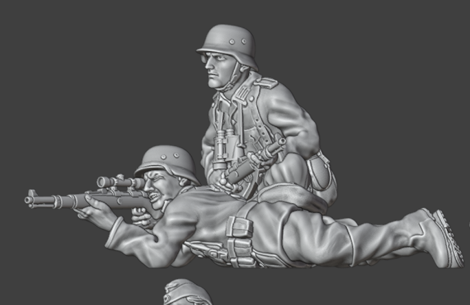 28mm WW2 German Infantry Sniper 1