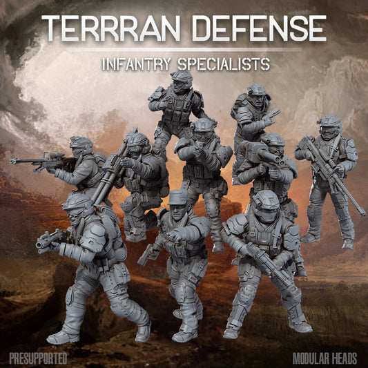 32mm Terran Defense Infantry Specialists