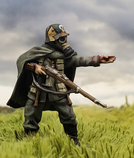 28mm Imperial German Junior NCO with Trench Gewehr 98