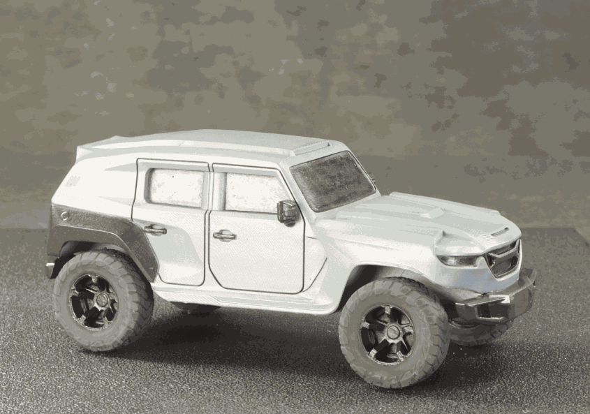 15mm Modern Tezvani Tank 3D printed resin model unpainted SUV miniature