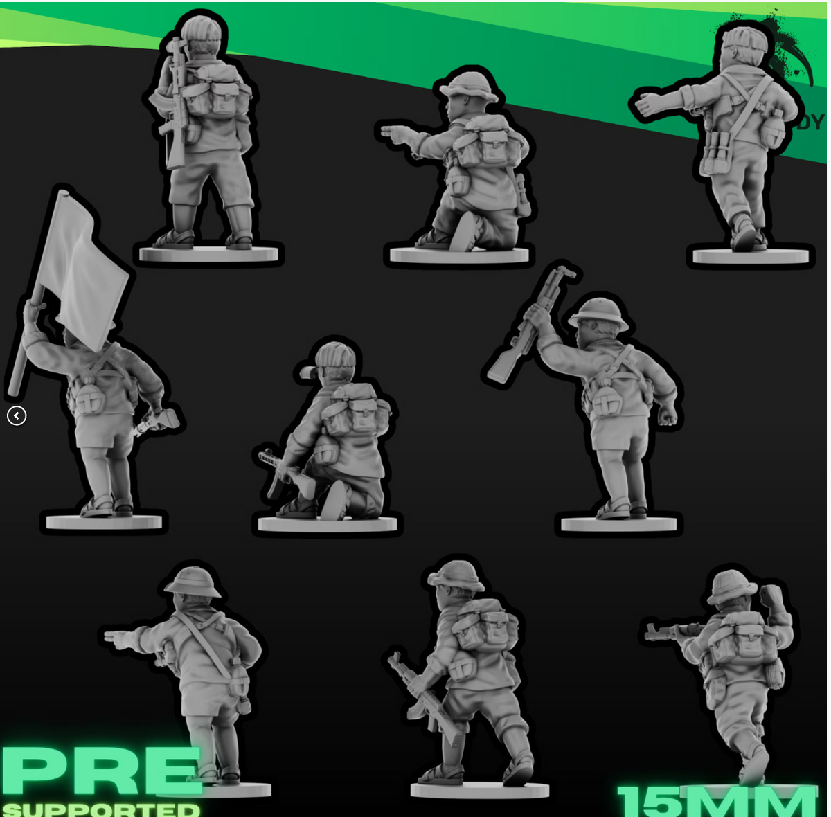 15mm Modern Vietcong Leaders