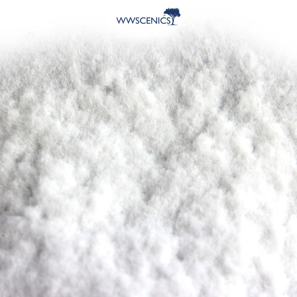 WWScenics 0.5 mm Snow Static Grass for Realistic Winter Dioramas ...