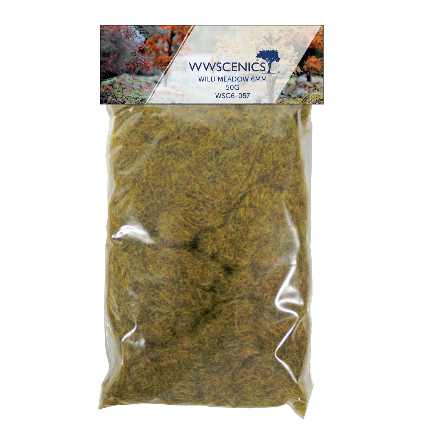 WWScenics 6mm Wild Meadow Static Grass 50g