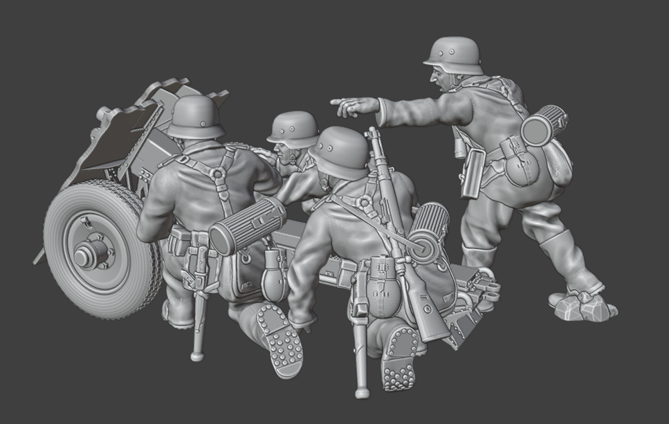 28mm WW2 German Infantry 75 IG 18