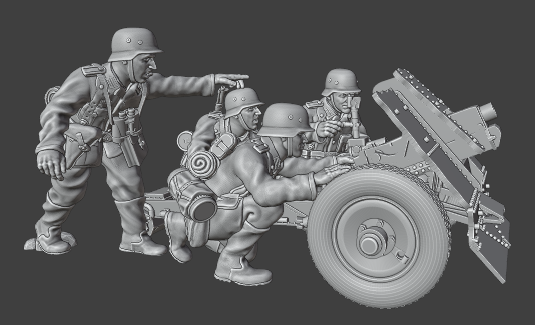 28mm WW2 German Infantry 75 IG 18