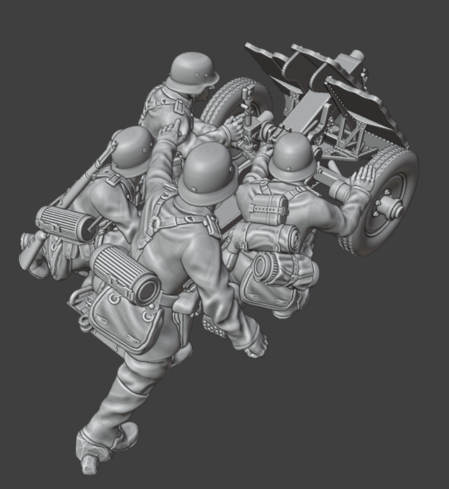 28mm WW2 German Infantry 75 IG 18