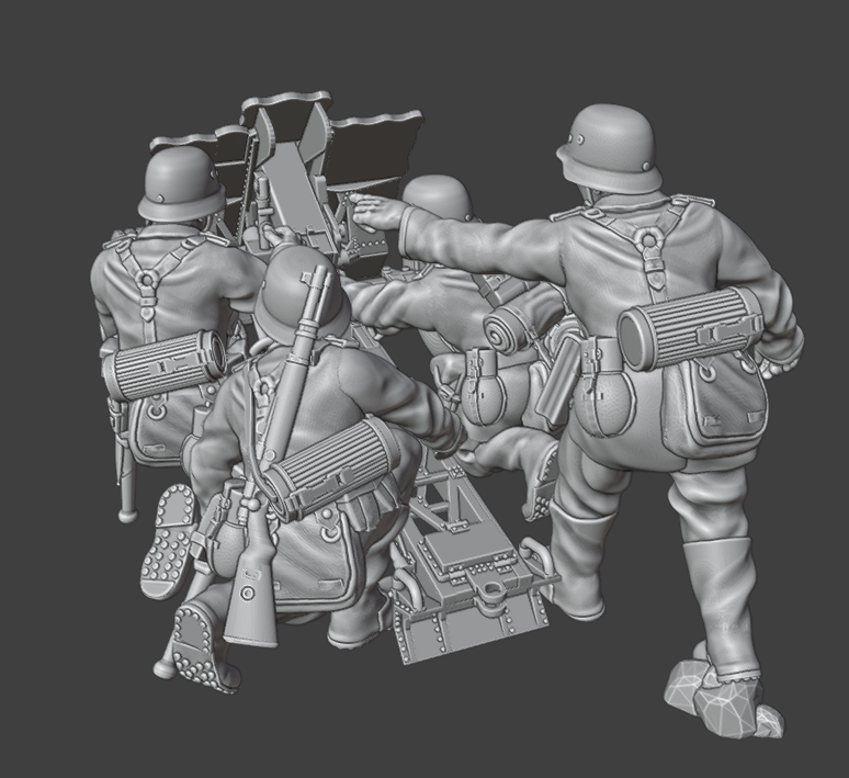 28mm WW2 German Infantry 75 IG 18