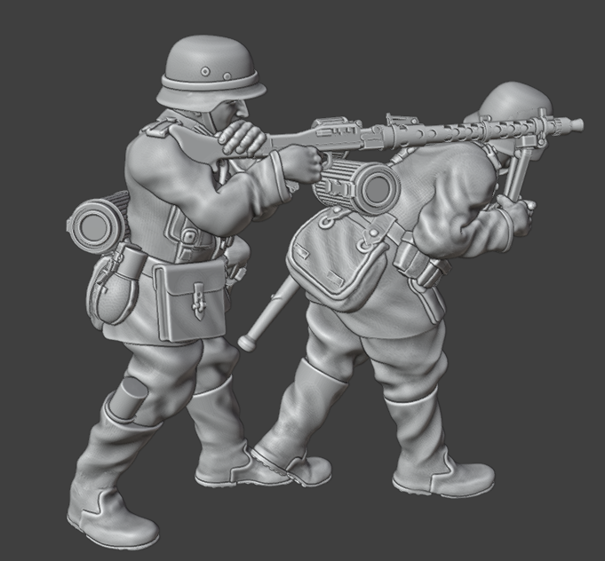 28mm WW2 German Infantry LMG 5
