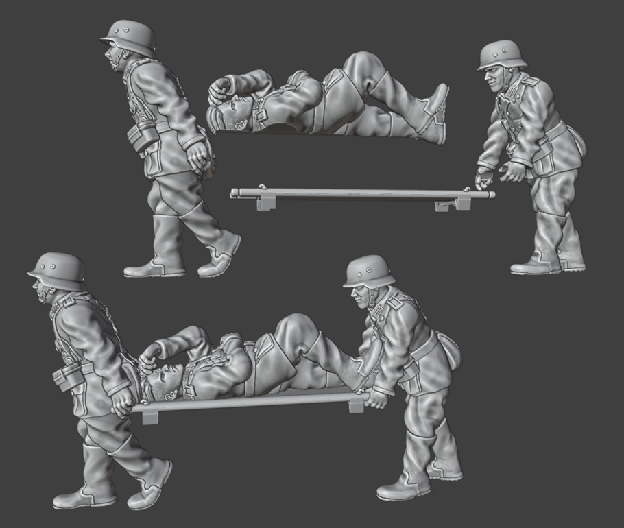 28mm WW2 German Infantry Medical Team