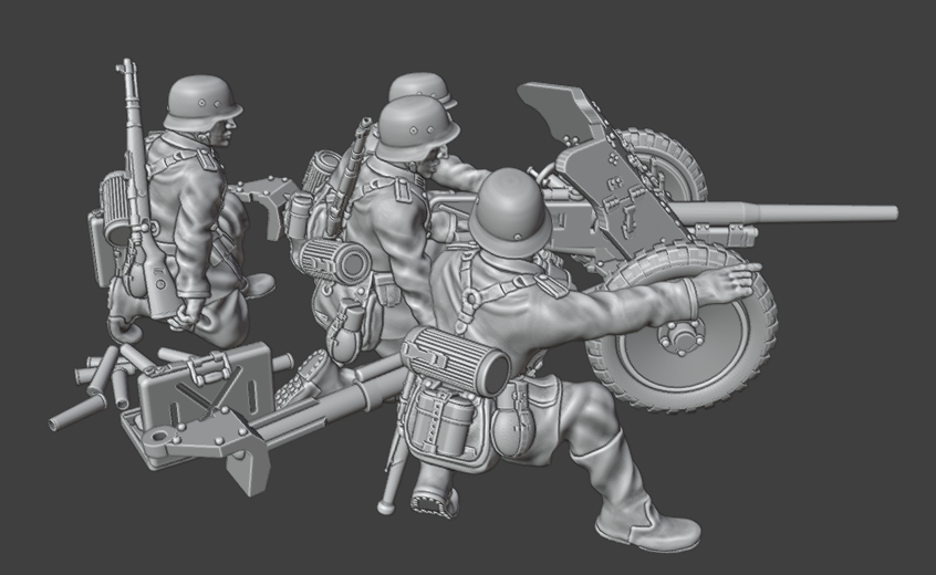 28mm WW2 German Infantry 75 IG 18