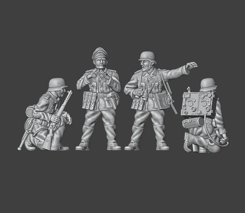 28mm WW2 German Infantry HQ