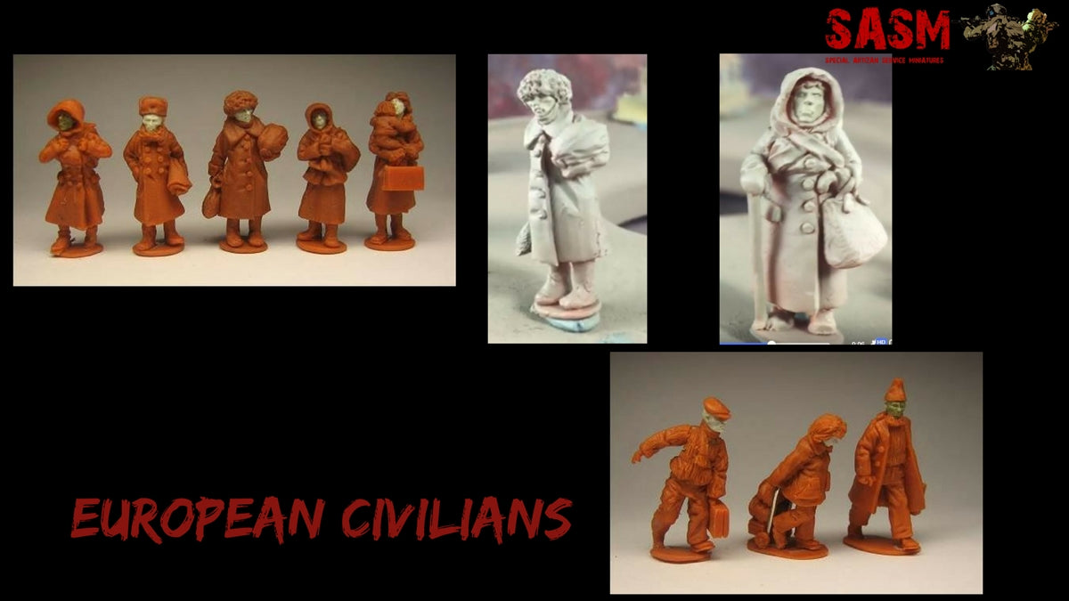 28mm European Civilians