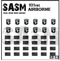 28mm US Airborne Patches