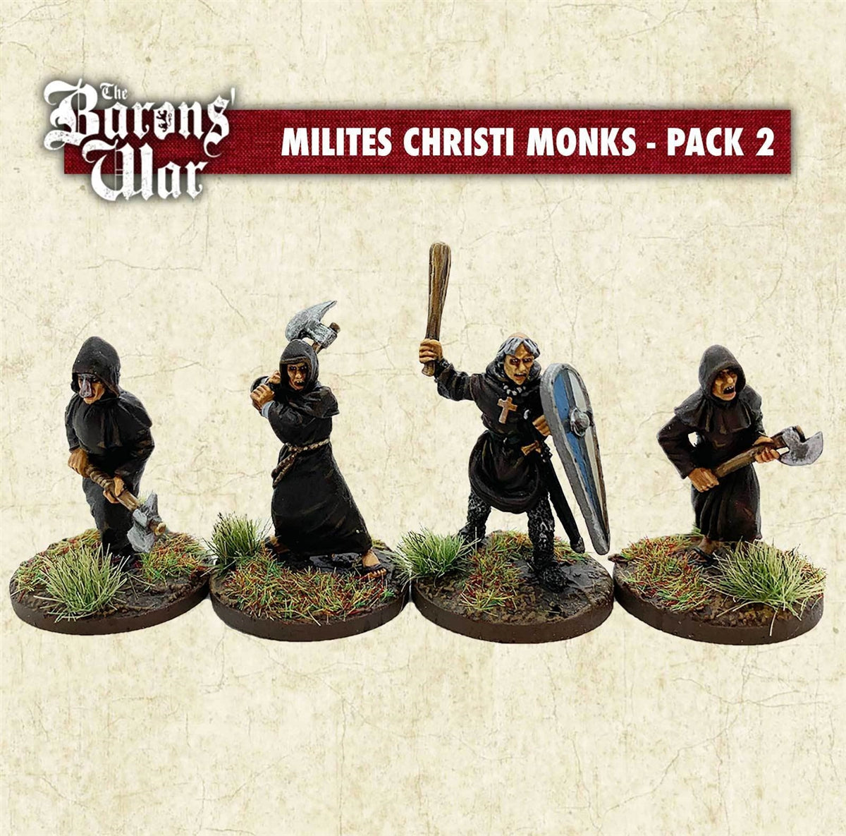 28mm Footsore Miniatures  Milites Christi Monks 2