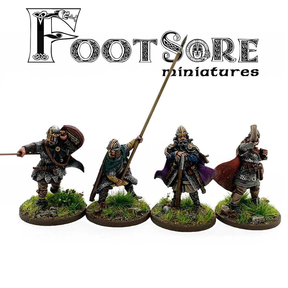 Footsore Miniatures Late Saxon Huscarls Command
