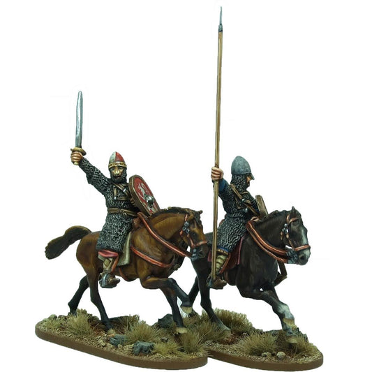 28mm  Mounted Norman Warlord and Bannerman