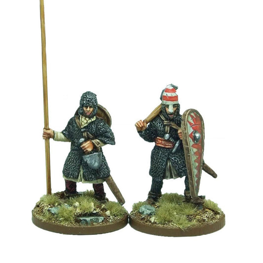 28mm Norman Warlord and Bannerman foot