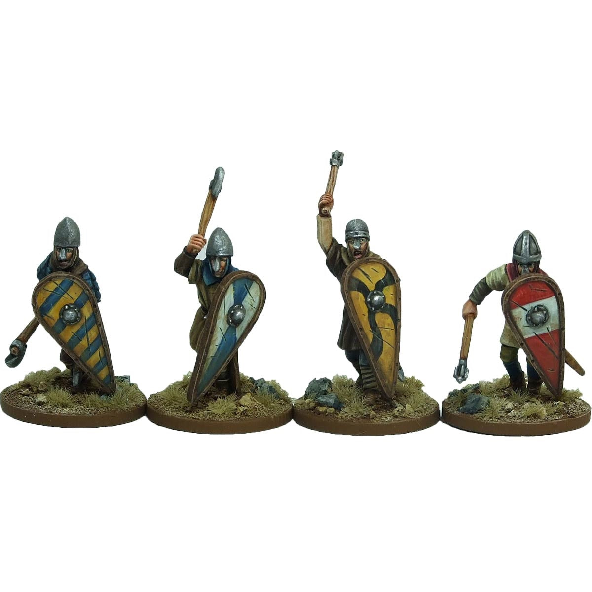 28mm  Unarmoured Norman Infantry 1