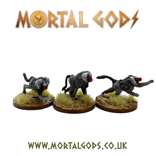 28mm Mortal Gods  Kushite Baboon Pack