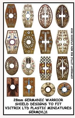 Germanic Warriors Shield Designs GERM 1