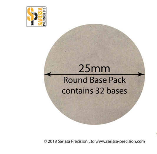 25MM ROUND BASE PACK