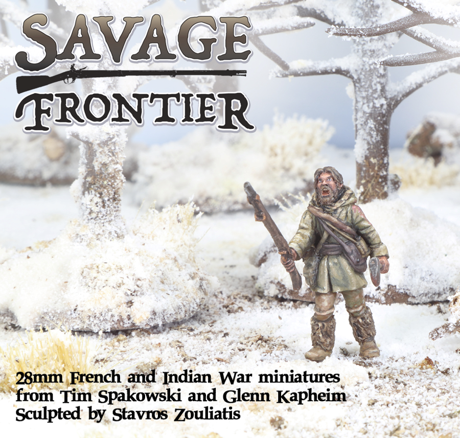28mm Winter French and Indian War Scout