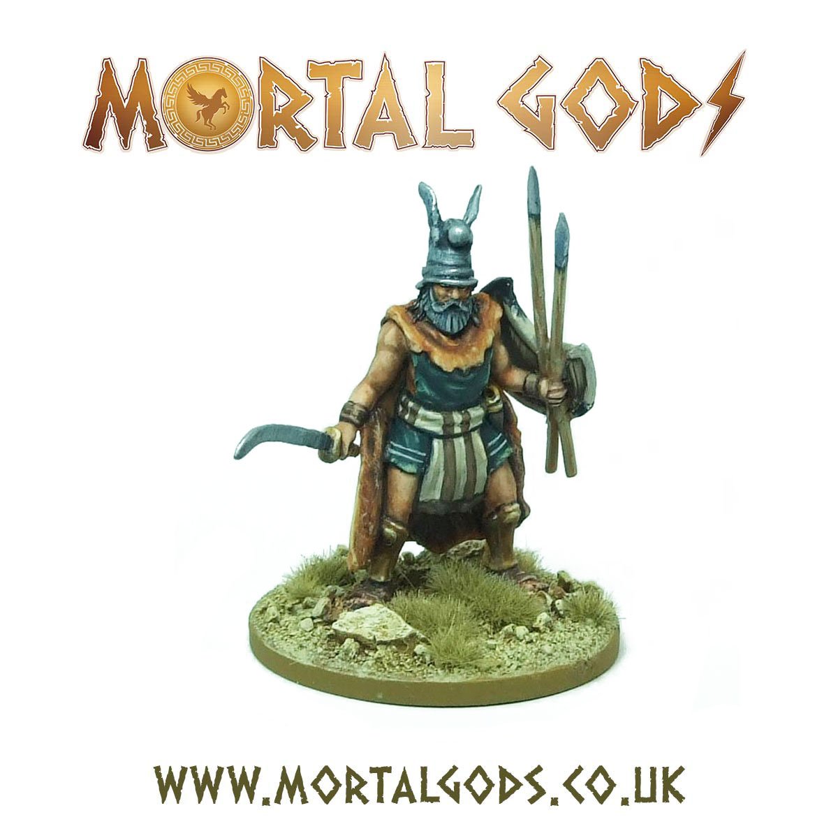 28mm Mortal Gods Skorylos, Noble of Thrake