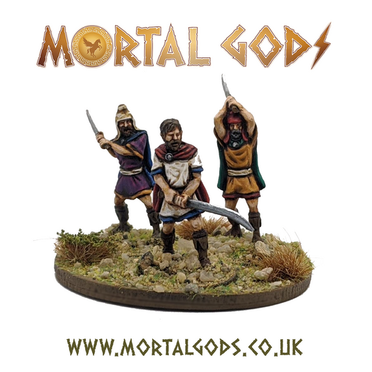 28mm Mortal Gods Thrakian Warriors